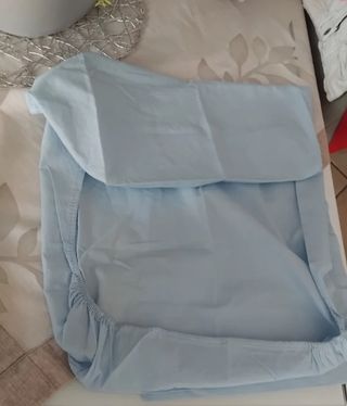 Lenzuolo mollettone federa culla neonato