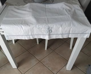 Lenzuolo mollettone federa culla neonato