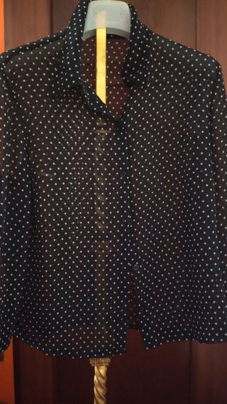 Camisa de topos marca Cortefiel talla 44