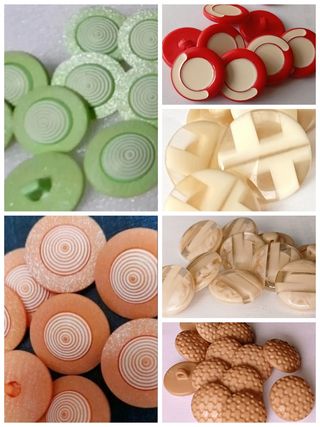 Lote 15 botones- 8 modelos