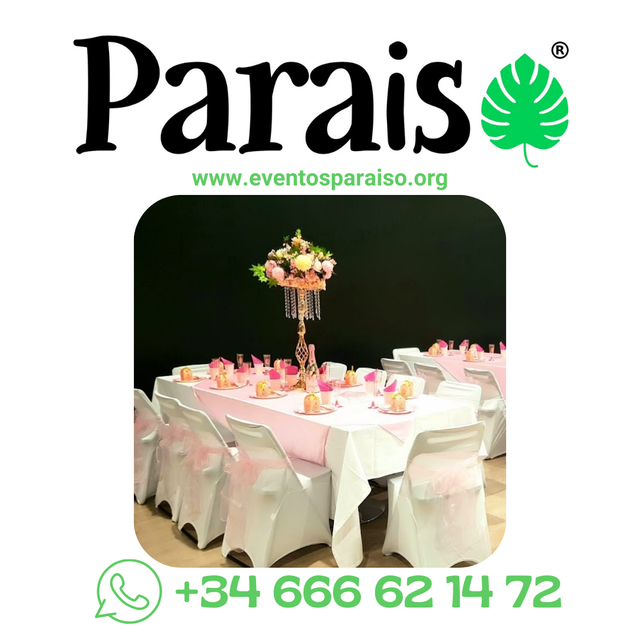 Alquiler de Manteles Sillas Mesas Copas Bodas