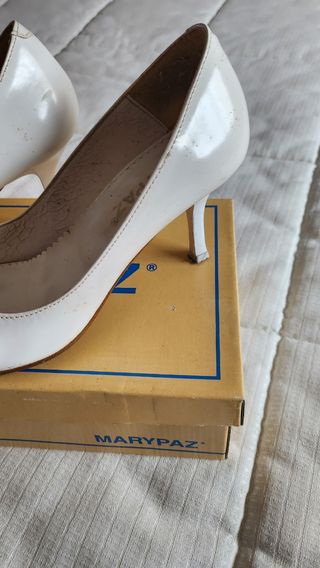 Tacon blanco Maripaz