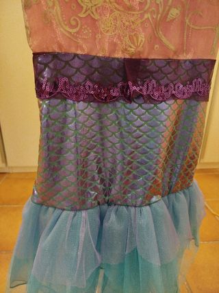 Disfraz infantil sirenita