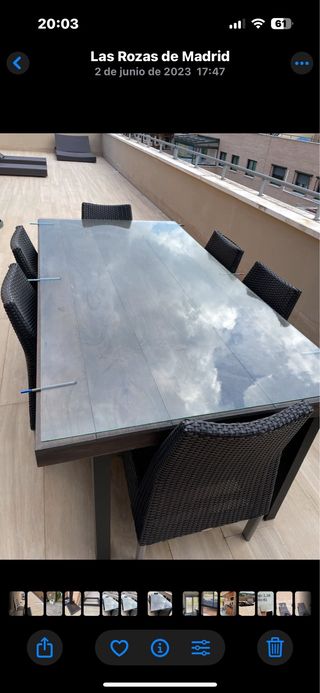 Mesa Terraza en Madera
