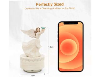 Caja musical giratoria rosa