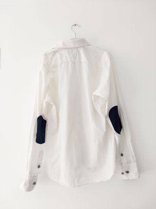 Camisa blanca de hombre BXS con coderas