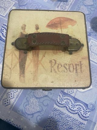 Caja madera decorativa