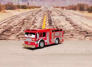 Camion de bomberos de metal de Cars