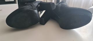 Botin antelina negro 38