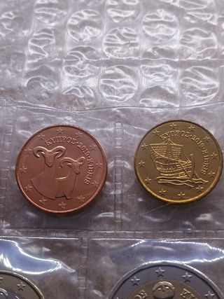 Serie euro Cipro 2019 UNC