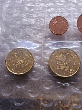 Serie euro Cipro 2019 UNC