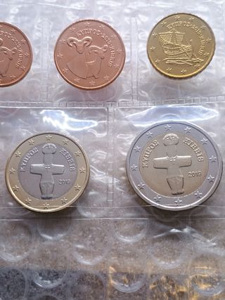Serie euro Cipro 2019 UNC