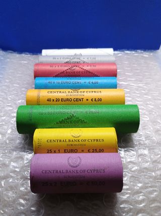 Serie euro Cipro 2019 UNC