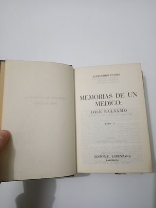 Memorias de un médico - Dumas