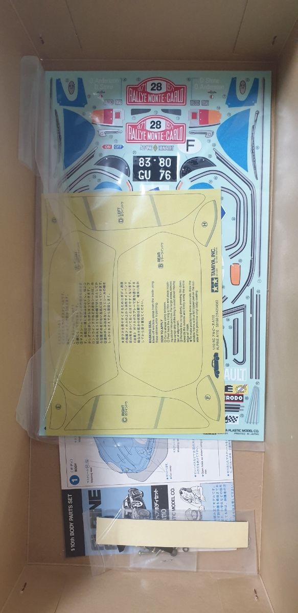 Tamiya 1:10 Carrocería Alpine Renault A-110