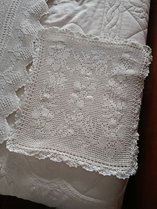 Colcha antigua ganchillo