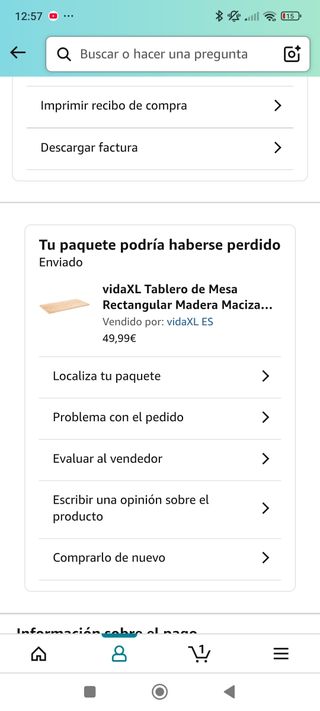 Tablero macizo 1,00 x 50