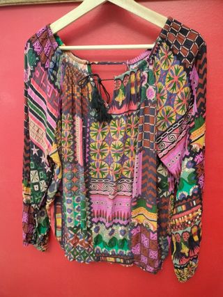 Blusa multicolor M Desigual
