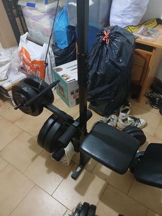 Vendo banco de pesas .