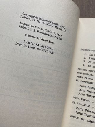 El concierto de San Ovidio / El tragaluz Buero V.