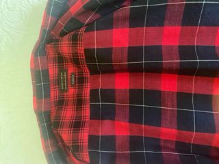 Camisa cuadros Slim Zara 