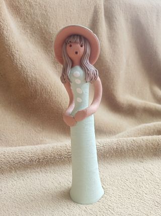 Figura cerámica Buño