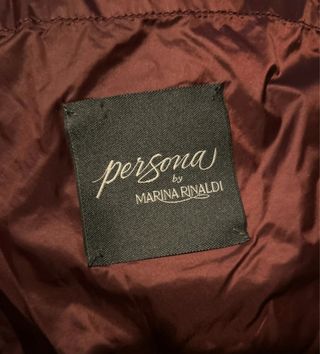 Piumino leggero marina rinaldi borgogna