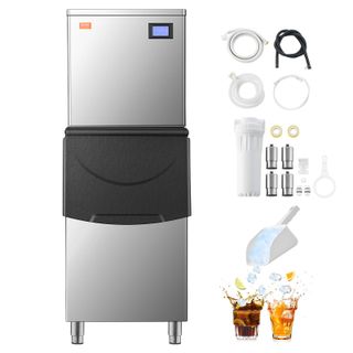 Fabbricatore di ghiaccio commerciale VEVOR 360LBS/