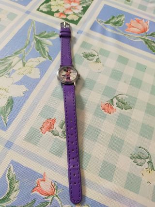 Reloj de pulsera infantil de Minnie