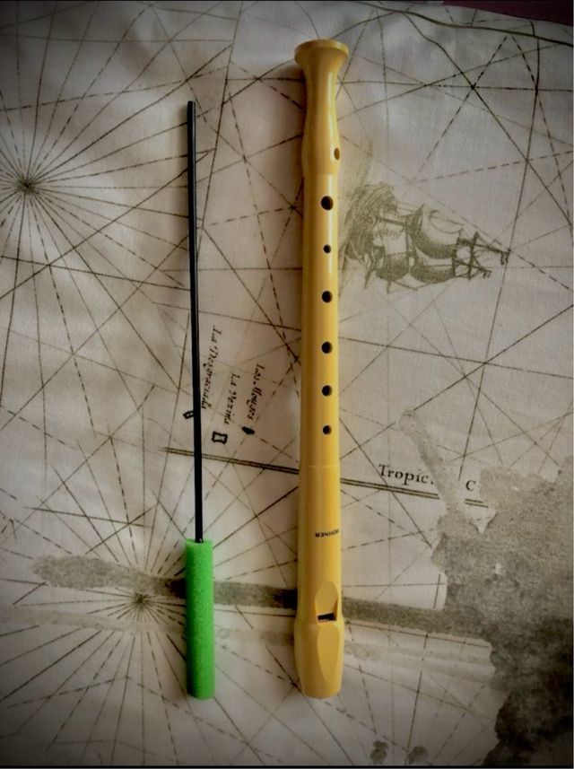 Flauto Dulce nuovo inutilizzato.