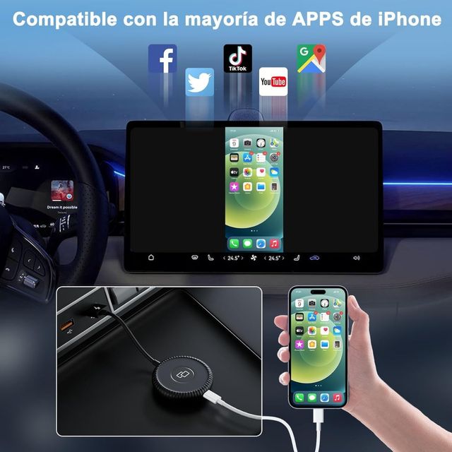 Adaptador de anillo de espejo iPhone