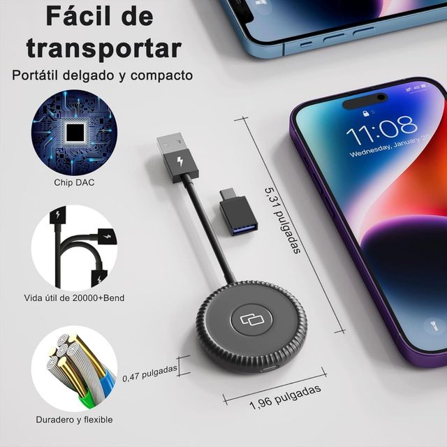 Adaptador de anillo de espejo iPhone