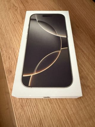 caja vacia original para iPhone 16 pro
