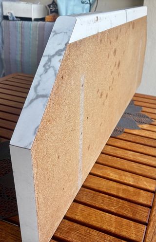 Meseta / barra cocina independiente con escuadras