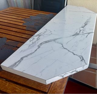 Meseta / barra cocina independiente con escuadras