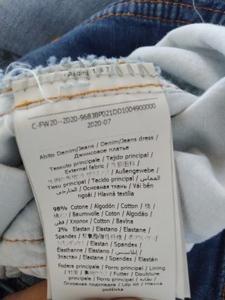 Abito jeans elasticizzato Denny Rose