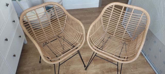 Pareja de sillas polirratán de Westwing