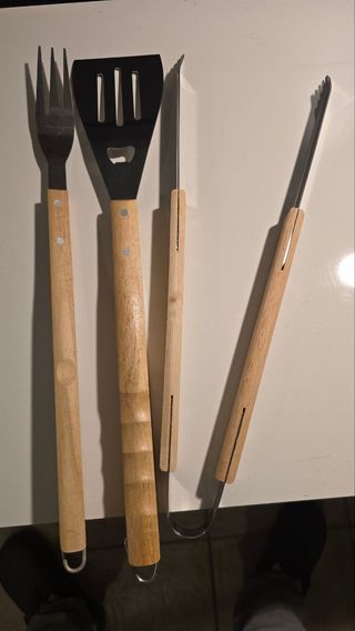 Set Barbecue pinza forchetta e paletta grandi