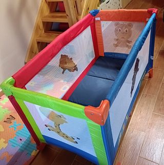 Cuna viaje Ms con colchón adicional