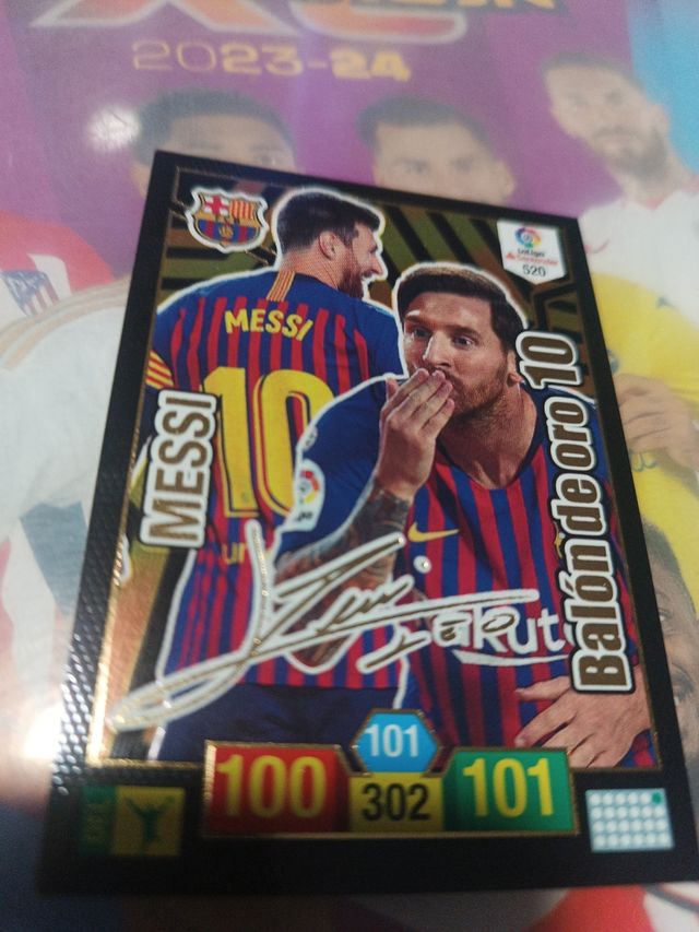 Balón de oro 10 Messi firmado 18-19