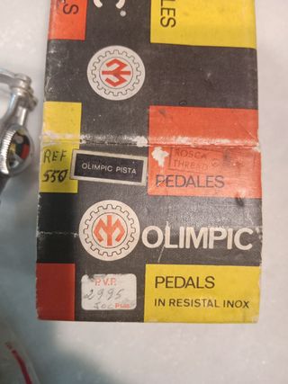 Pedales bicicleta pista olimpic