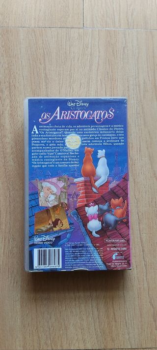 Filme VHS Os Aristogatos