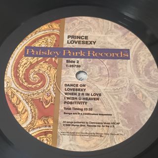 Vinilo. Prince ‎– Lovesexy