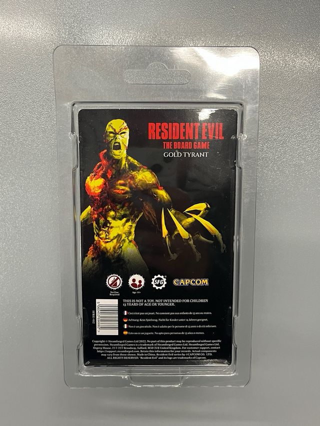 Resident evil boardgame gold tyrant