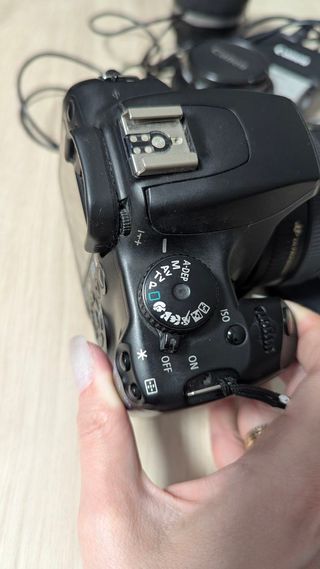 canon 1000d con objectivos