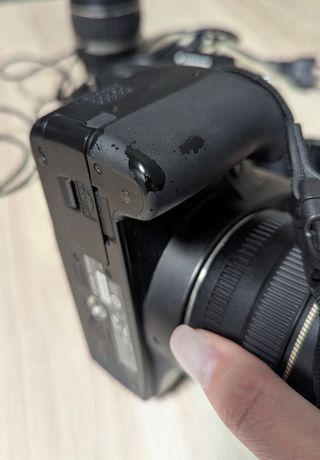 canon 1000d con objectivos