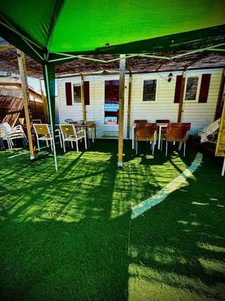 Alquiler de parcela con piscina y casa 