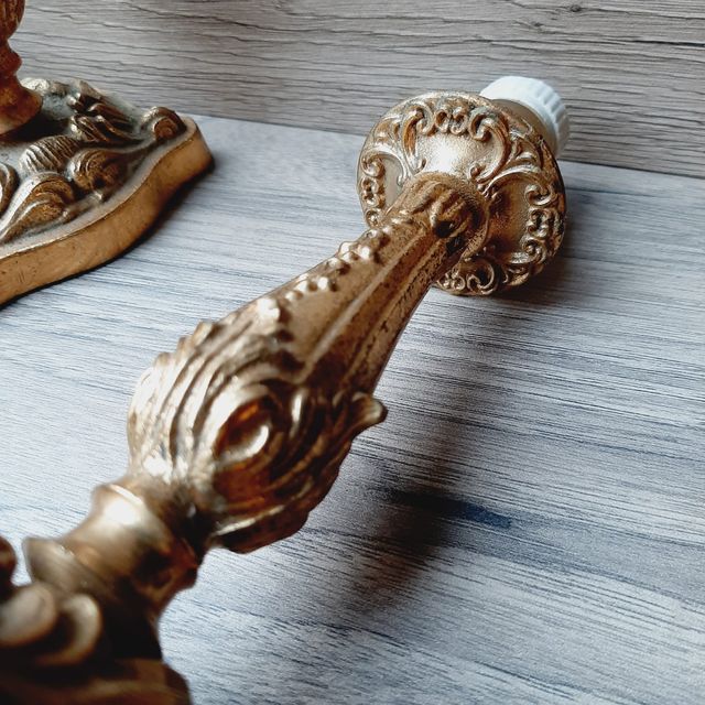 SET 2 Lampade bronzo