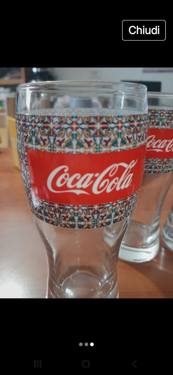 Bicchieri coca cola