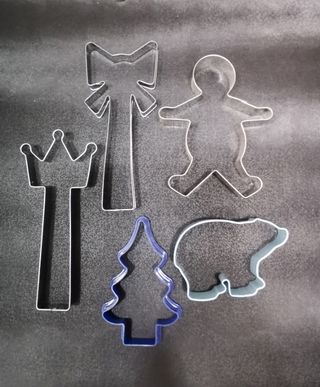 Lote 15 moldes galletas navidad